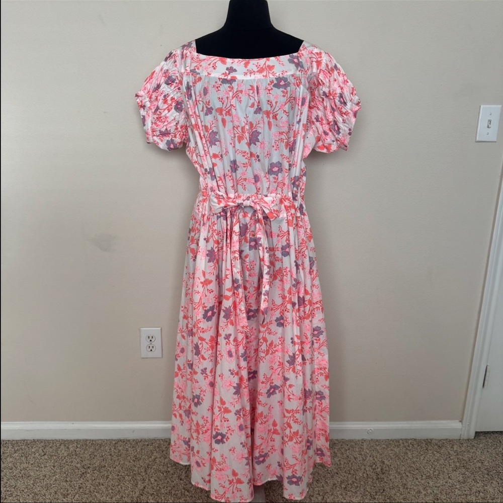 Thierry Colson Floral Print Dress Size Medium